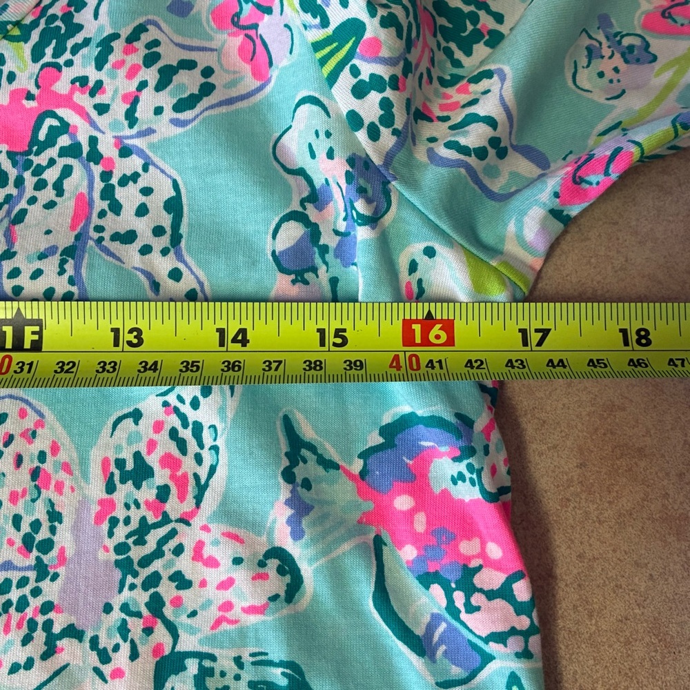 NWOT Lilly Pulitzer Beacon Bali Blue Sway This Way Print Dress - Picture 9 of 13